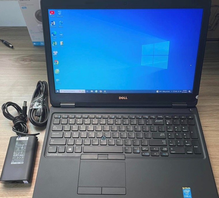 LAPTOP DELL E5550 i5-GEN5/SSD128/PIN NHƯ MỚI, NGOẠI HÌNH ĐẸP 99%