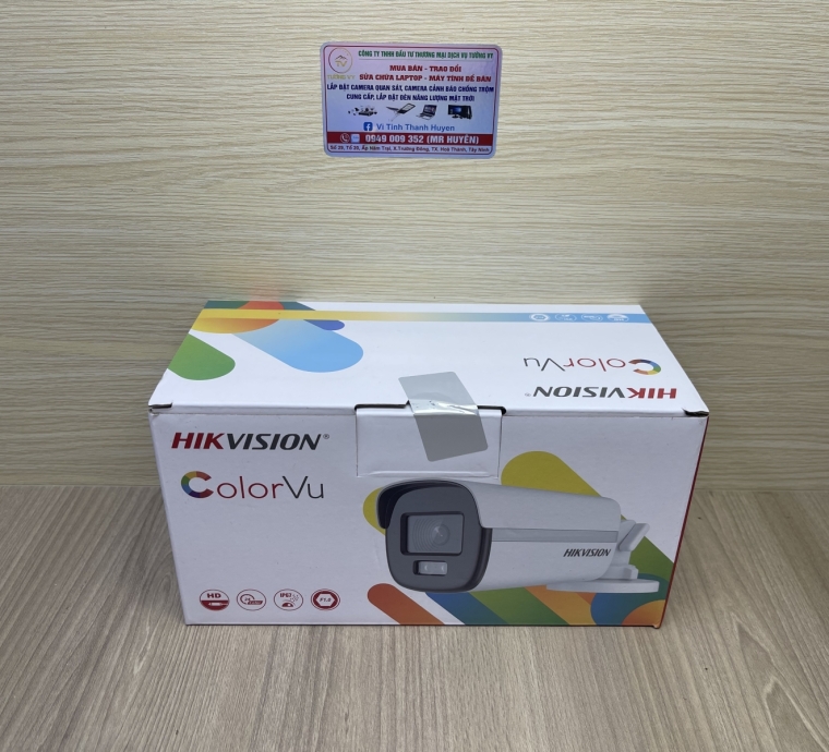 Camera có màu ban đêm, camera Hikvision 2MP (ColorVu) 𝐃𝐒-𝟐𝐂𝐄𝟏𝟎𝐃𝐅𝟎𝐓- Bảo hành 2 năm