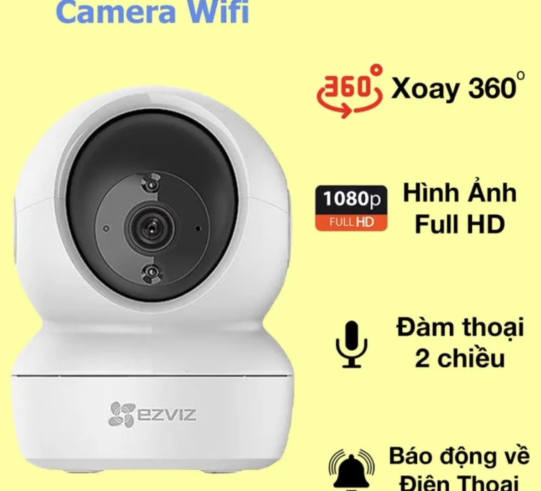 Camera EZVIZ CS-C6N trong nhà, xoay 360 độ