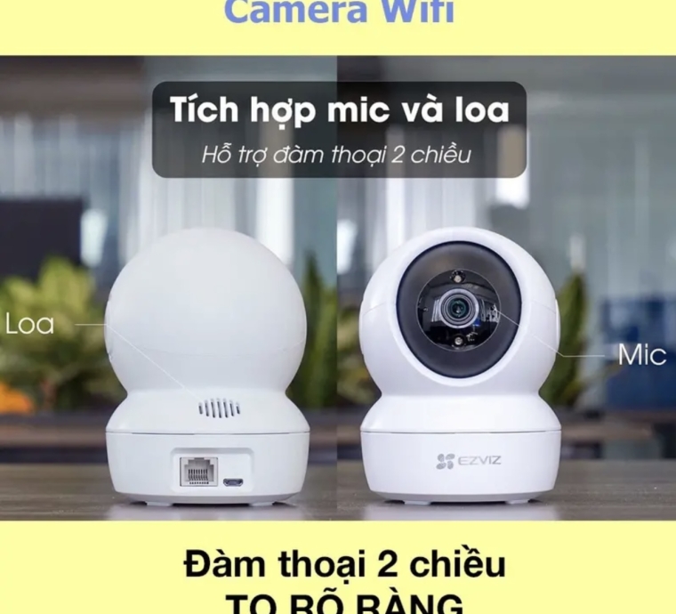 Camera EZVIZ CS-C6N trong nhà, xoay 360 độ
