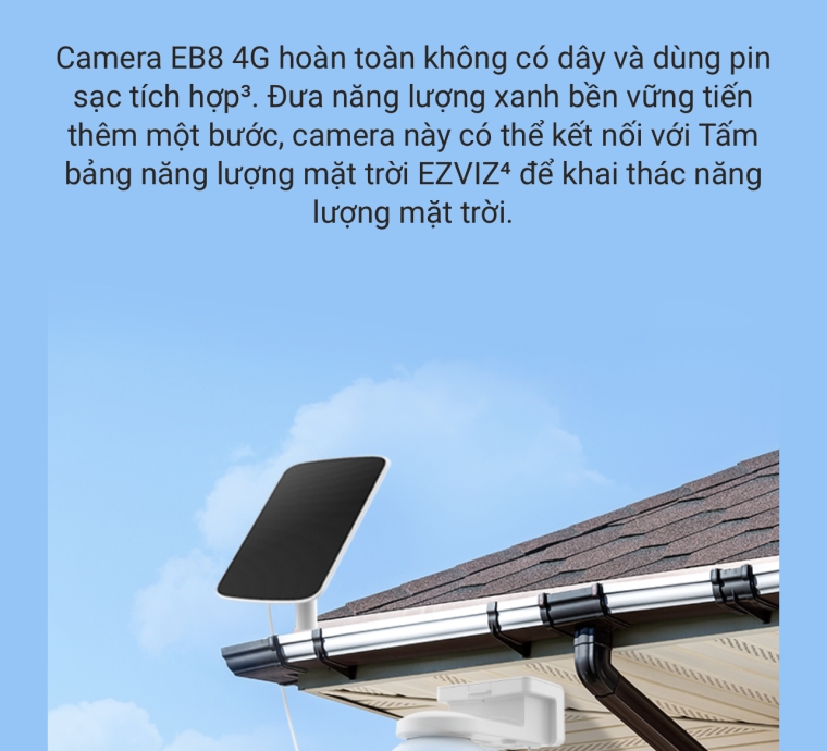 CAMERA 4G SỬ DỤNG PIN NĂNG LƯỢNG MẶT TRỜI QUAY QUÉT 360 độ