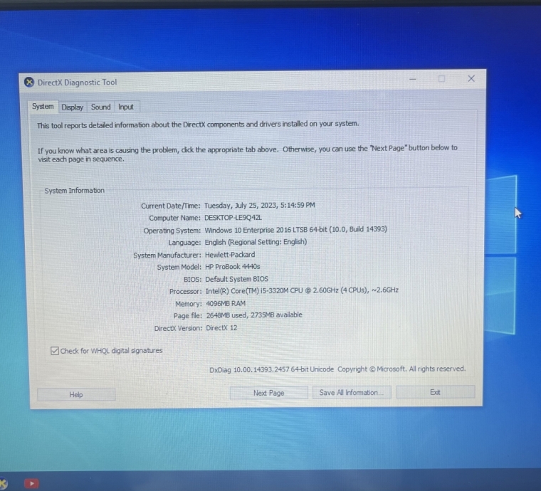 LAPTOP HP 4440S i5-GEN3/SSD128/PIN TỐT, NGOẠI HÌNH ĐẸP