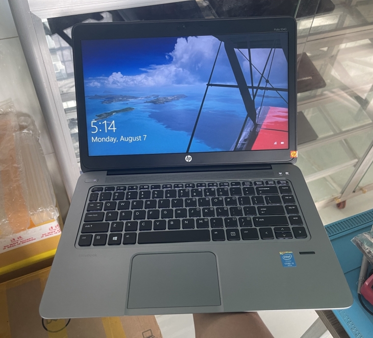 Laptop HP Folio 1040 G2 Ultrabook i5 5300U (vỏ nhôm, Phím Led-LikeNew)