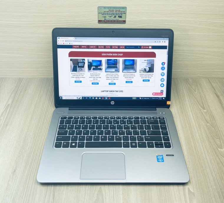 Laptop HP Folio 1040 G2 Ultrabook i5 5300U (vỏ nhôm, Phím Led-LikeNew)