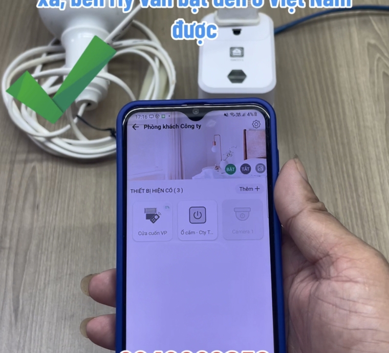 Ổ CẮM THÔNG MINH KẾT NỐI WIFI BẬT TẮT ĐÈN, TIVI, QUẠT, MÁY LẠNH,... (BÊN MỸ VẪN TẮT ĐƯỢC)