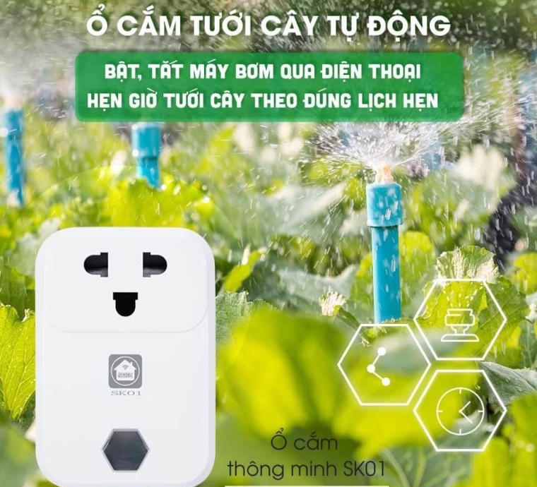 Ổ CẮM THÔNG MINH KẾT NỐI WIFI BẬT TẮT ĐÈN, TIVI, QUẠT, MÁY LẠNH,... (BÊN MỸ VẪN TẮT ĐƯỢC)