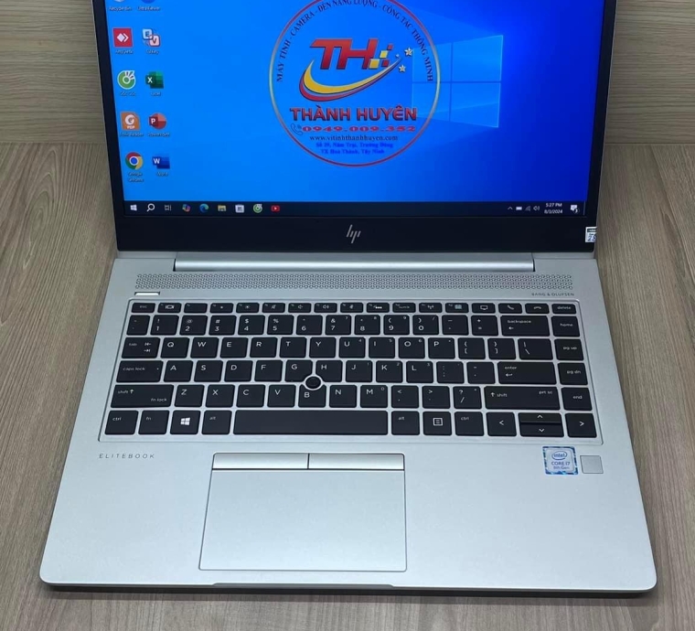 HP Elitebook 840 G5 | Core i7-8650U | RAM 8G | SSD NVME 256G | 14 inch Full HD - Màu Bạc Vỏ Nhôm - MỞ KHOÁ KHUÔN MẶT