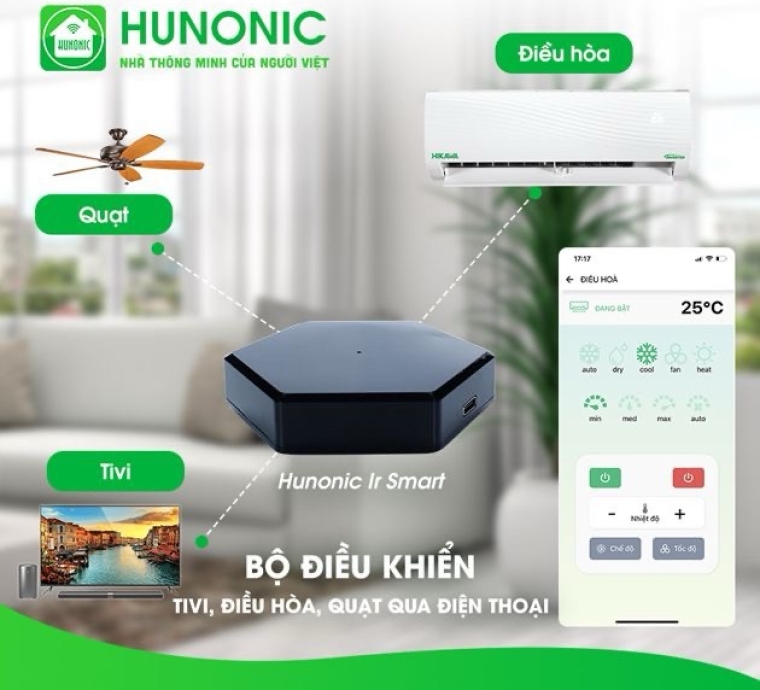 BẬT ĐIỀU HÒA TỪ XA QUA ĐIỆN THOẠI DÙ Ở BẤT CỨ ĐÂU