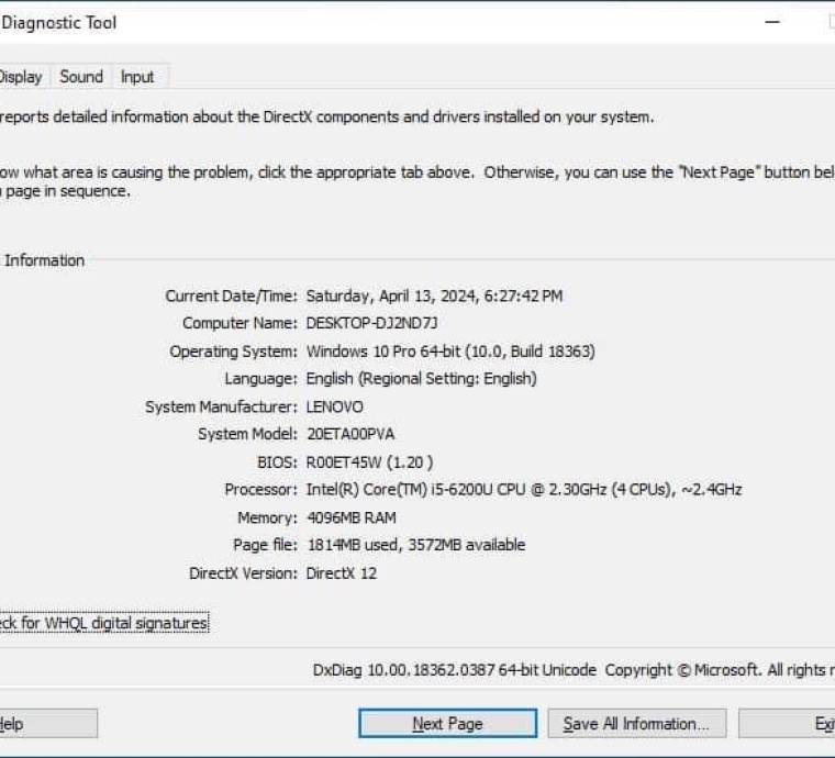 LENOVO E460/ i5-6200U/ Ram 4GB/ SSD 120G/ 14inch