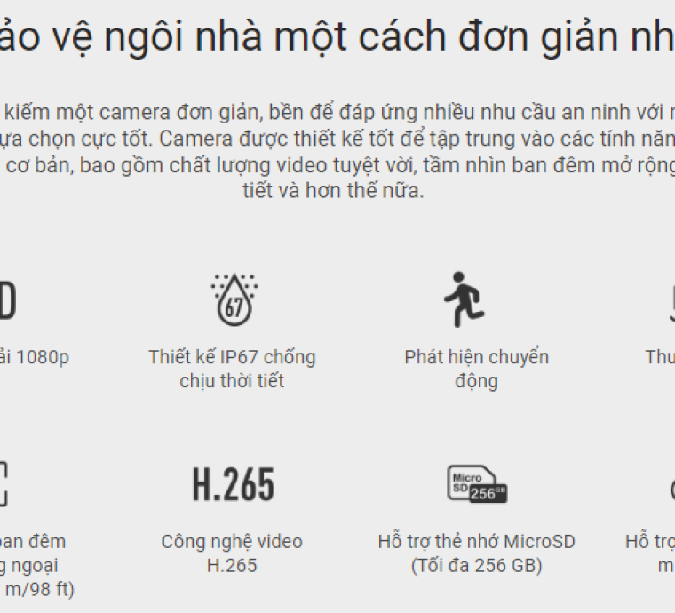 Camera Wifi ngoài trời 2K CS-C3TN-A0-1H3WKFL (2.8mm, Chống nước)