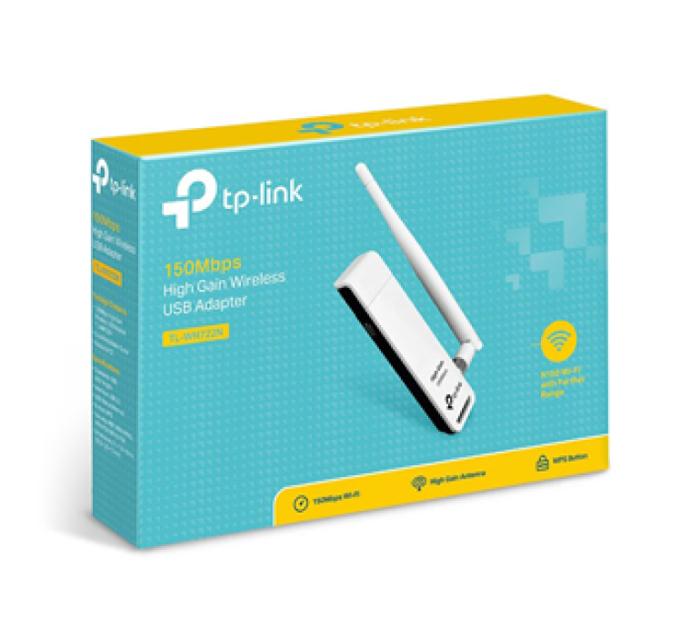 USB Thu WIFI 150M Tplink Chuẩn N 722N có Anten – Hàng chính hãng